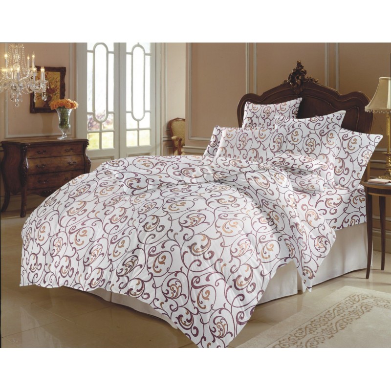 Cearceaf pat 180/220 bumbac creponat